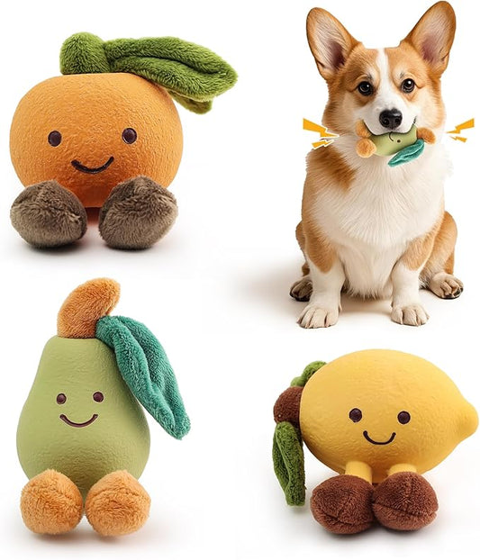 Dog chew Toys, Interactive Dog chew Toys, Suitable for All Types of Dogs who Like to chew and Interact. Sound pet Toys, Specially Designed for Dogs who Love to chew（Lemon Yellow）