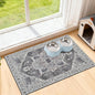 famibay Dog Food Mat, Absorbent Cat Dog Mats for Food and Water, No Stains Quick Dry Pet Cat Bowl Mats with Non Slip Backing, Boho Pet Feeding Mat for Floor Waterproof 16"x24"
