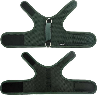Kitty Harness and Leash for Walking Escape Proof Breathable Mesh Fabric, Solid Green, X-Small, Adjustable Cat Walking Jackets with Handle, Padded Stylish Cat Vest