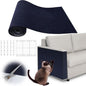 Cat Scratch Furniture Protector - 138" x 17" Trimmable Self-Adhesive Cats Claws Scratch Pads, DIY Cat Climbing Couch Protector for Scratch Post Cat Tree Replacement Indoor (Dark Blue)