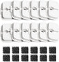 PETLIBRO Cat Water Fountain Filter Replacement, 12 Packs Pet Fountain Filter & Sponges for Dockstream WF106/WF116/WF105/WF115/WF005/WF305, Half Year Set Easy-Swap PETLIBRO Cat Water Dispenser Filter