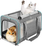 Pet Carrier for Large Cats 20 lbs+ / Soft Sided Small Dog Travel Carriers Top Load/Collapsible Carrier Bag for Big Cat / 2 Kittens Sturdy Transport Carriers Long Trips/Medium Cats 15 pounds