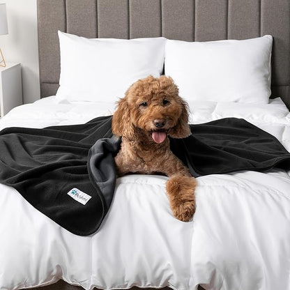 PetAmi Waterproof Pet Blanket Dog Bed Couch Cover for Furniture, Reversible Washable Soft Fleece