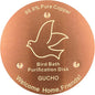 GUCHO Bird Bath Copper Disk,Bird Bath Purification Disk,0.6mm Thickness 99.99% Pure Copper for Physical Safe Water Cleaning All-Seasons,Universal Fit for Outdoor Backyard Birdbaths Bowl