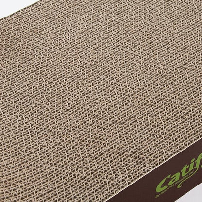Best Pet Supplies Catify Cat Scratcher, Fun Interactive Scratchers, Posts, Poles, Claw Safe, Furniture Saver Indoor Play Support Natural Cat Behaviors Heavy Duty - Lounger I