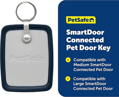 PetSafe SmartDoor Connected Pet Door Key - Provides Smart, Personalized Access for Your Dogs & Cats While Keeping Out Strays & Wildlife - Compatible with SmartDoor Connected Pet Door - Large