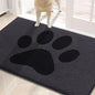 Buganda Dog Door Mat for Muddy Paws, Absorbent Dirt Trapper Non Slip Indoor Doormats, Washable Low-Profile Mat for Mud Dogs, Entryway Carpet for Inside Floor (30x20 Inches, Black)