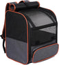 Pesen Cat Backpack Carrier, Breathable & Foldable Pet Carriers for Cats, Small Dogs and Rabbits Under 15 lbs, Airline Approved Dog & Cat Carrier Backpack for Hiking, Travel, Camping, Dark Gray