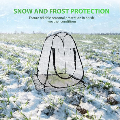2 Pack 28 x 28 x 32 Inch Pop-up Gardening Net Cover with 8 Extended Stakes, Windproof Blizzard-Resistant, Plant Tent Cage for Vegetable Flower Fruit, Guard from Bird and Pest