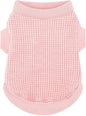 Cozy and Functional Dog Shirts for Small Puppies: Stretchable Pink Attire with Easy-On Design, Ideal for Chihuahuas and Yorkies - Enhance Comfort and Playfulness on Chill Days Large