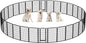Yaheetech Dog Playpen Outdoor, 47 inch 32 Panels Dog Pen Indoor Heavy Duty Puppy Exercise Pen Metal Pet Fence for RV Camping/Yard/Garden