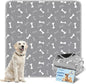 Washable Pee Pads for Dogs Large 48" x 48" 2-Pack Reusable Puppy Pads Pet Training Pads, Fast Absorb Dog Mats, Waterproof Whelping Pad, Non-Slip Protects Against Urine Leakage