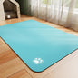 Dog Food Mat - Absorbent Cat Mat for Food and Water, No Stains Pet Feeding Bowl Mat, Easy to Clean Pet Placemats, Quick Dry Dog Water Dispenser Mat for Messy Drinkers | Paw Teal 16"x 24"