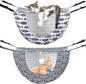 Unittype 2 Pieces Cat Cage Hammock Hanging Pet Bed Double Layer Soft Plush Hanging Pet Comfortable Hammock Bed for Indoor Kitten Ferret Hamster Rabbit or Small Animals, 2 Styles(Fish)