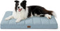 Bedsure Cooling Dog Bed for Crate - Large Comfy Flat Puppy Beds with Removable Washable Cover, Orthopedic Egg Crate Foam Pet Mat, Suitable for Pet Up to 50 lbs