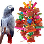 Kyouki Parrots Toys for Cockatiels, Budgies, Conures, Lovebirds, Quakers, Parrotlets, Caiques, Senegals, Meyer's & Other Small/Medium Birds - Natural Chewing & Foraging Toy with (Colored Corn Husk)