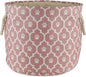 Bone Dry 6192 Pet Storage Collection Lattice Paw Print, Medium Round, Rose