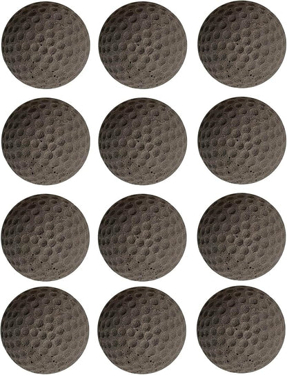 Cat Golf Balls for Indoor Kitten Toys - Interactive Sponge Foam Soccer Balls (Gray)