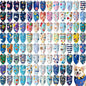 150 Pcs Ocean Dog Bandanas Bulk Summer Pet Bibs Triangle Ocean Themed Pet Scarf Bandanas for Medium Large Dogs Birthday Summer Beach Costume Decoration