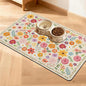 Pet Feeding Mat for Floors Waterproof Dog Mat for Food and Water Absorbent Quick Dry Non Slip mat for Cat Bowls