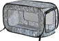 Beatrice Home Fashions Portable, Collapsible, Pop Up Kennel Travel Cat and Dog Crate, 32.5" L x 19.5" W x 19.5" H, Tail Waggers