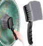 Brush for Bird Baths, Bird Bath Cleaner with Ergonomic Handle and PVC Bristles, Gentle Yet Effective Cleaning for Wigglers, Feeders, Hook Design 1 Pack