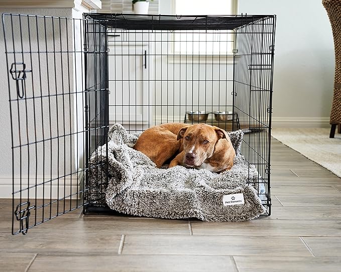 Pet Parents Premium Pet Blanket - Water Resistant, Perfect for Crates, Calming, Large, Medium, Small Dogs & Puppies - Color: Chocolate, Size: 32x40