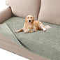 H.VERSAILTEX Plush Chenille Dog Bed Cover Thick Soft Sofa Cover for 3 Cushion Couch Anti Slip Couch Cover Furniture Protector for Dog, Pet, Cat (35" x 82", Sea Foam)