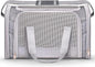 Pet Carrier for Cats, Rabbits, Guinea Pigs – Airline Approved Soft-Sided Travel Bag, Lightweight Dog Carrier, Ventilated & Foldable (Grey, Medium)