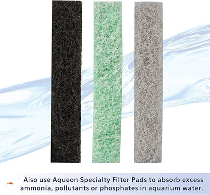 Aqueon Replacement Filter Cartridges Large (6 pack), Ensure Even Distribution of Activated Carbon, 25% More Activated Carbon, Easy Installation