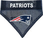 Pets First NFL DOG BANDANA - NEW ENGLAND PATRIOTS REVERSIBLE PET BANDANA. 2 Sided Sports Bandana with a PREMIUM Embroidery TEAM LOGO, Small/Medium. - 2 Sizes & 32 NFL Teams available, NEP-3217-S-M