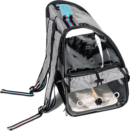 Trademark Innovations Bird Backpack, Bird Carrier Travel Cage, Portable Bird Cage, Bird Backpack Carrier
