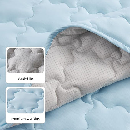 Bedsure Cooling Mat for Large Dogs – 48x30 Thin Washable Cooling Pet Pad for Puppy, QMAX>0.5, XXL Portable Kennel Puppy Bed for Summer, Non-Slip Summer Crate Pad for Big Dog Up to 100 lbs
