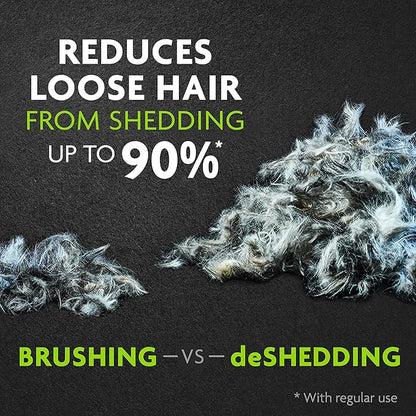 FURminator Medium Dog Undercoat deShedding Tool, Long Hair, Reduces Loose Hair from Shedding